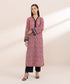 Women's Pret Lawn Embroidered Red A-Line Shirt